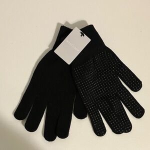West Loop Men's Black Grip Gloves